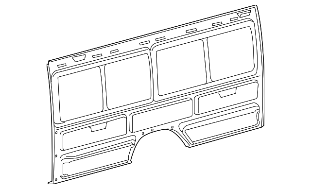 5104202AA Деталь INNER PANEL, LEFT