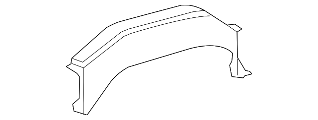 5121862AA Деталь WHEELHOUSE, LEFT
