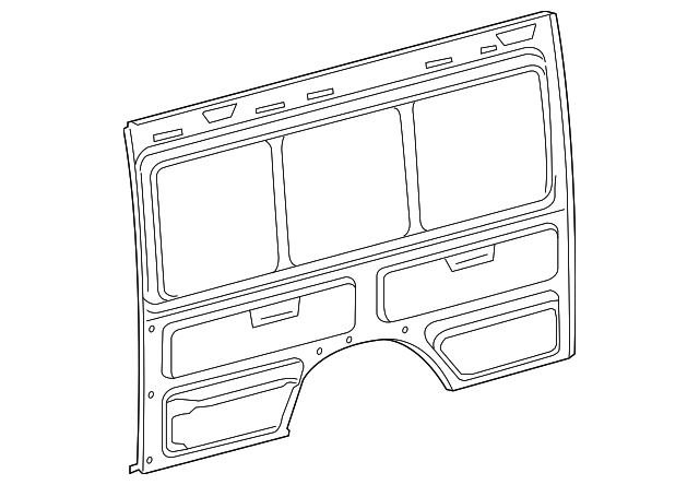 5121890AA Деталь INNER PANEL, LEFT