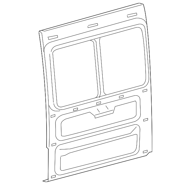 5104197AA Деталь SIDE PANEL, LEFT