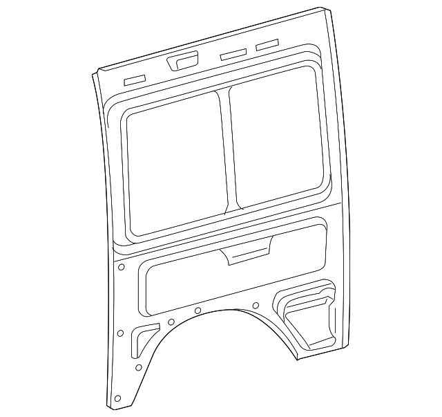 5121888AA Деталь INNER PANEL, LEFT