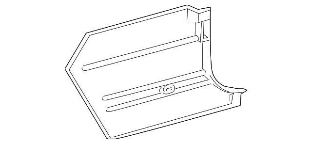 YA29XDVAA Деталь COWL KICK PANEL, LEFT