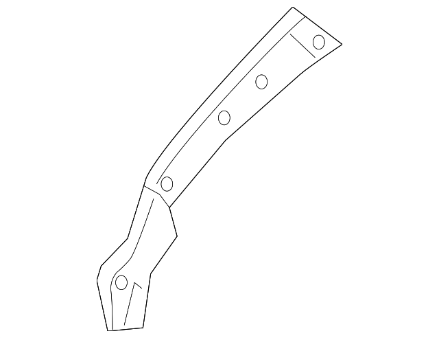 YA71BD1AA Деталь W'SHIELD PILLAR, RIGHT