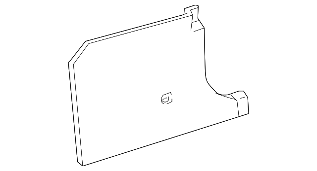 YA28XDVAA Деталь COWL KICK PANEL, RIGHT