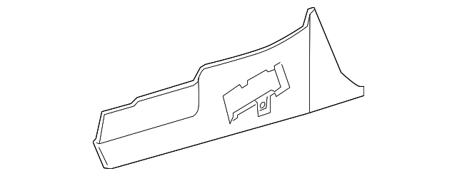 YB03XDVAA Деталь COWL SIDE PANEL, LEFT