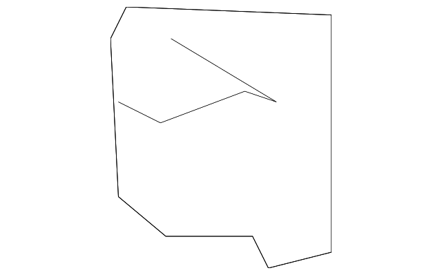 5114010AA Деталь W'SHIELD PILLAR CLIP, RIGHT