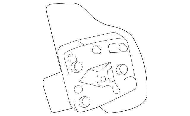 84610-22020 Деталь PADDLE SWITCH, RIGHT