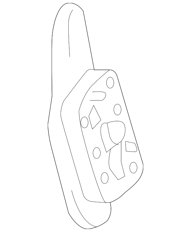 84610-22010 Деталь PADDLE SWITCH, LEFT