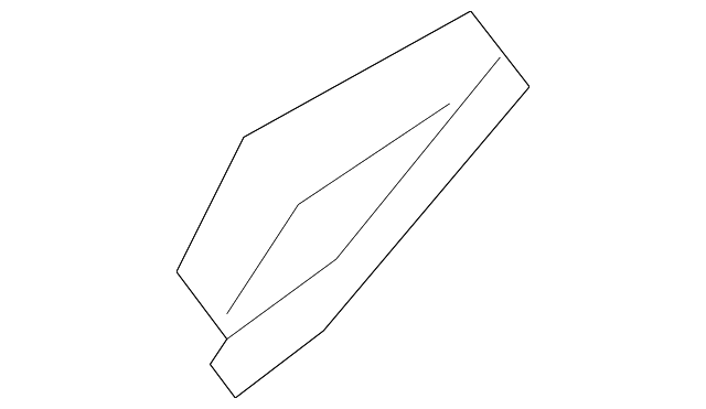83270-3X001 CORNER TRIM, LEFT