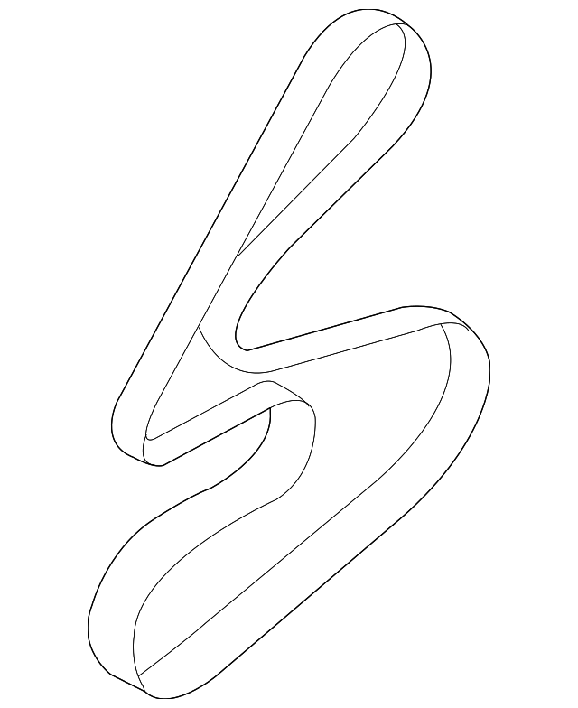 25212-3E001 Деталь SERPENTINE BELT