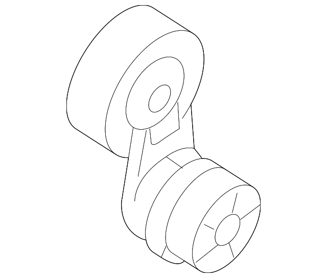 25281-3E011 Деталь BELT TENSIONER