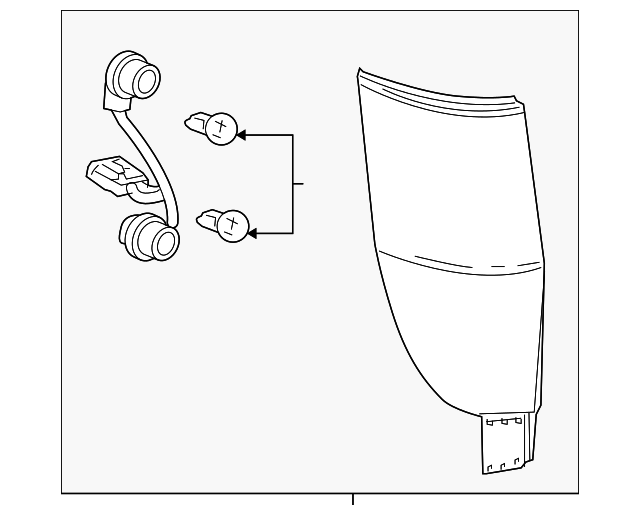 15139459 Деталь TAIL LAMP ASSY, LEFT