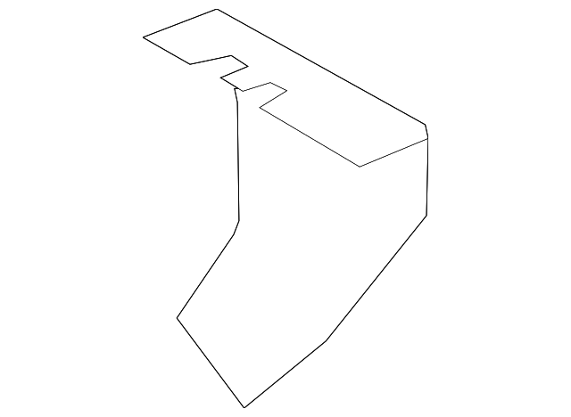 1K0-880-572-B PASSENGER AIR BAG BRACKET, RIGHT
