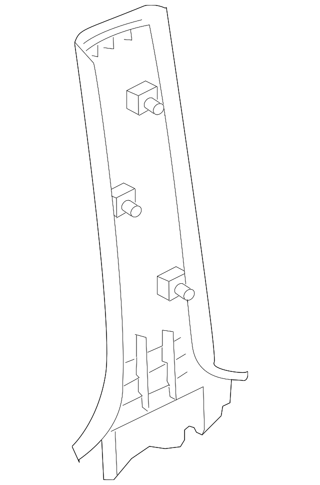 1L8Z-7824357-AAB Деталь CENTER PLR TRIM, LEFT