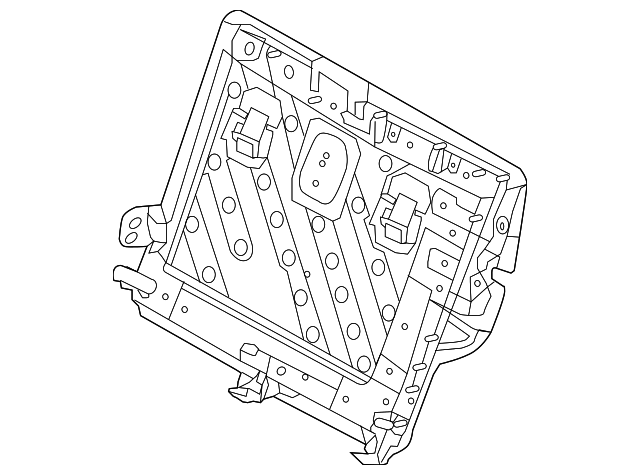 89310-B2700BF6 Деталь SEAT BACK FRAME, LEFT