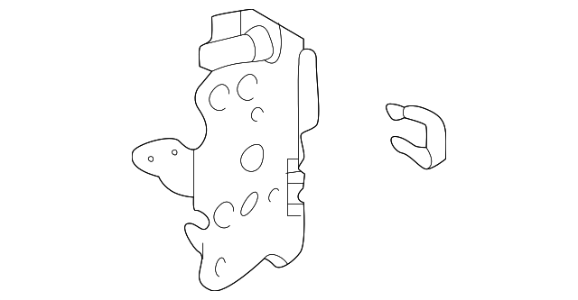 463-730-09-35 Деталь LOCK ASSY, LEFT