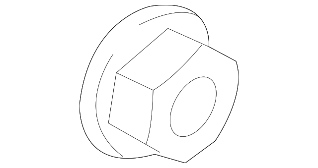 SU003-02880 Деталь REINFORCE BAR NUT