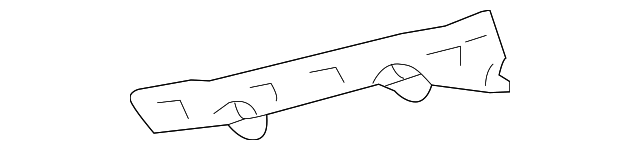 SU003-01504 Деталь UPPER BRACKET, LEFT