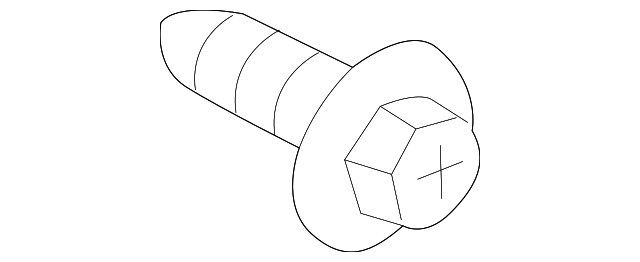 SU003-03352 Деталь BUMPER COVER SCREW