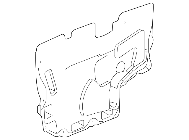 15214055 Деталь WATER DEFLECTOR, LEFT