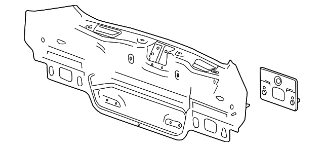 23447041 Деталь REAR BODY PANEL