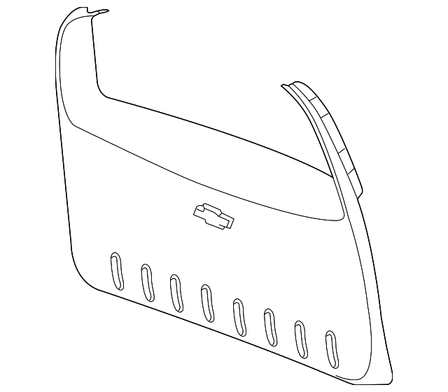 15783703 Деталь LOWER TRIM PANEL