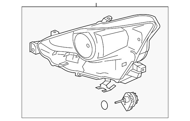 81185-53721 HEADLAMP ASSY, LEFT