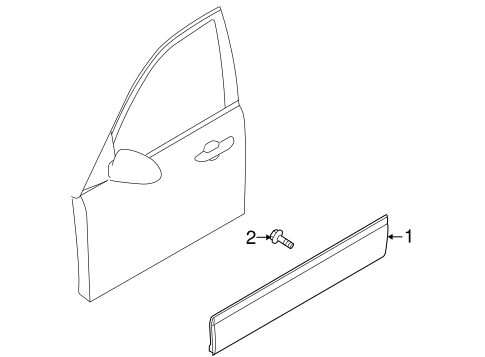 Amanti EXTERIOR TRIM - FRONT DOOR