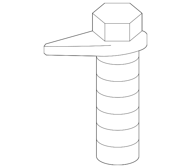 6504931AA Деталь TRAILER HITCH MOUNT BOLT, LEFT