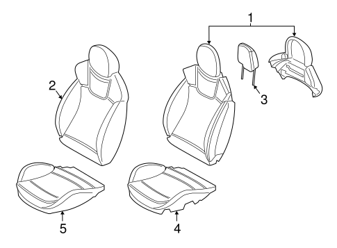 Cooper DRIVER SEAT COMPONENTS 2