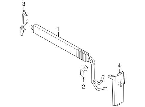 X6 POWER STEERING OIL COOLER