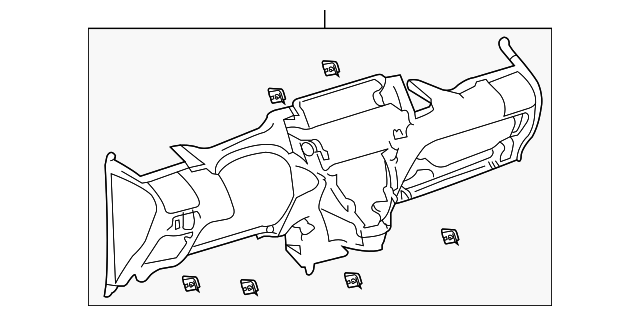 55303-52161-B0 Деталь INSTRUMENT PANEL
