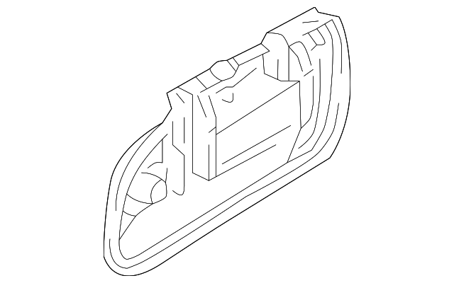 83650-2D000 Деталь HANDLE, OUTSIDE, LEFT