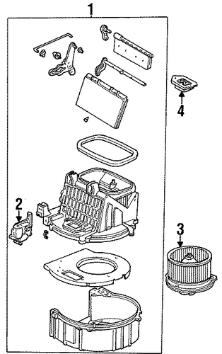 Oasis BLOWER MOTOR & FAN