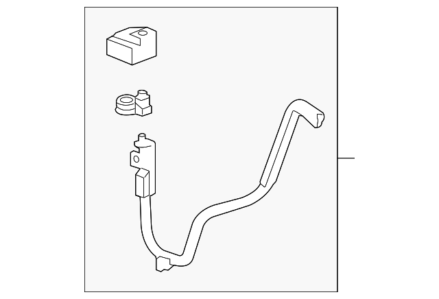 22886822 Деталь POSITIVE CABLE