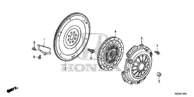 CIVIC SEDAN CLUTCH - TORQUE CONVERTER (2.4L)
