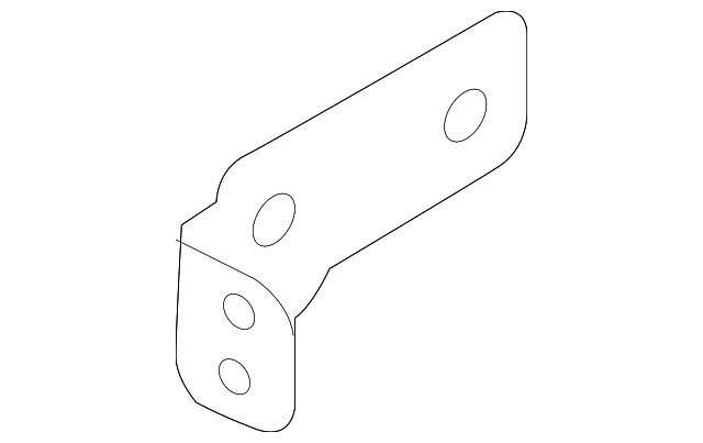 28070CR900 Деталь AM/FM CASSETTE BRACKET, RIGHT