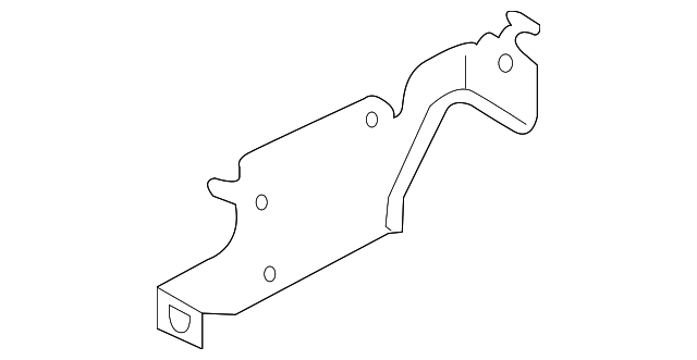 28195CR900 Деталь CD PLAYER BRACE, RIGHT