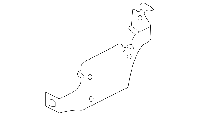 28196AR200 Деталь CD PLAYER BRACE, LEFT