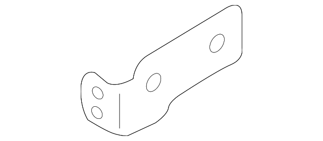 28071CR900 Деталь AM/FM CASSETTE BRACKET, LEFT