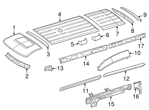 Sprinter 2500 ROOF & COMPONENTS