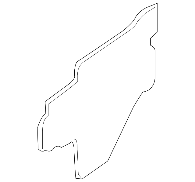 8391382ZA0 Деталь WATER SHIELD, RIGHT