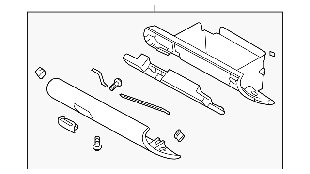 66121AJ00AWJ Деталь GLOVE BOX ASSY