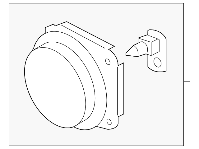25949923 Деталь FOG LAMP ASSY, LEFT
