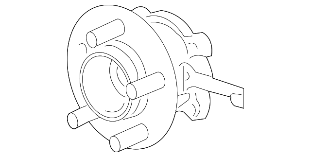 4340278J01 Деталь HUB & BEARING, LEFT