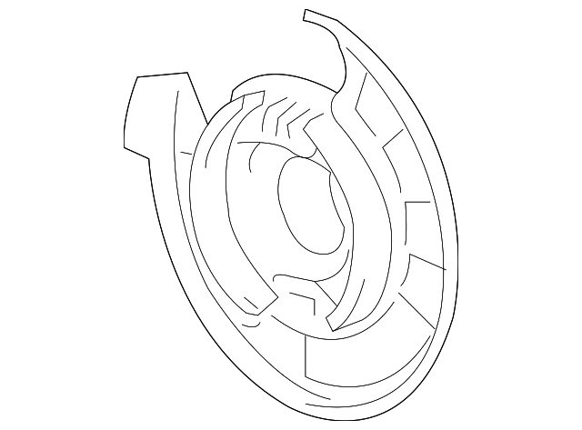 5451078J02 Деталь BACKING PLATE, RIGHT
