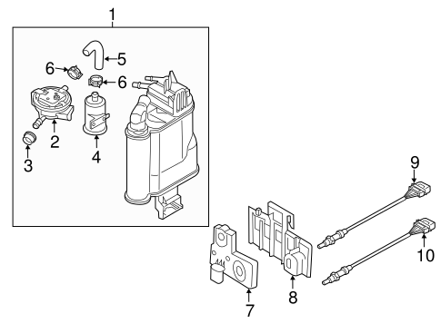 Golf EMISSION COMPONENTS