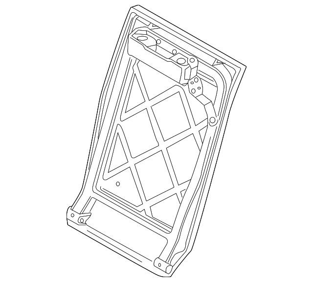 52-20-7-058-588 SEAT BACK FRAME, RIGHT