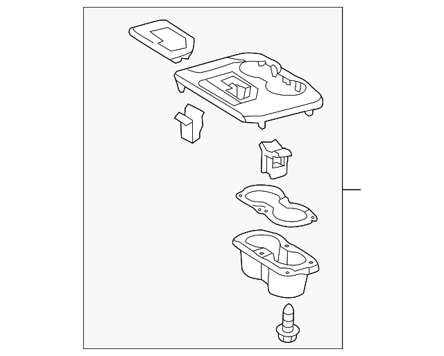 58805-06260-B0 CONSOLE PANEL