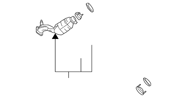 3D0-254-200-QX Деталь CATALYTIC CNVRTR, LEFT